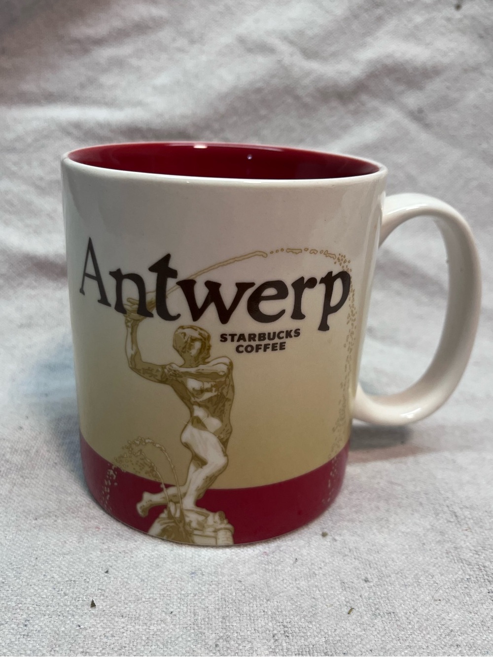 Starbucks Antwerp Belgium Global Icon City Mug 2011 16 oz Discontinued